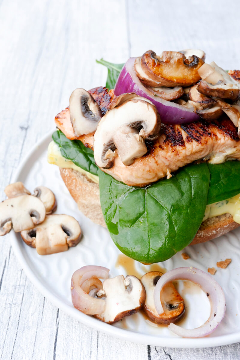 Weight Watchers "Your Way" - Lachs-Ananas-Burger mit Champignons