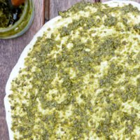 Tortilla Wraps mit grünem Pesto