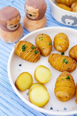 Fächerkartoffeln Rezept aus dem Ofen für Kinder