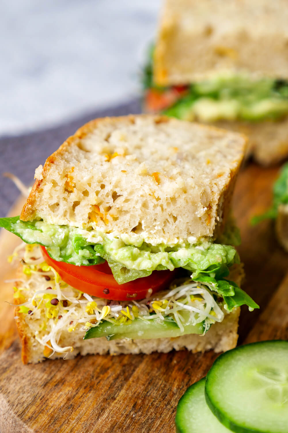 Green Goddess Sandwich für den perfekten gesunden Start in den Tag