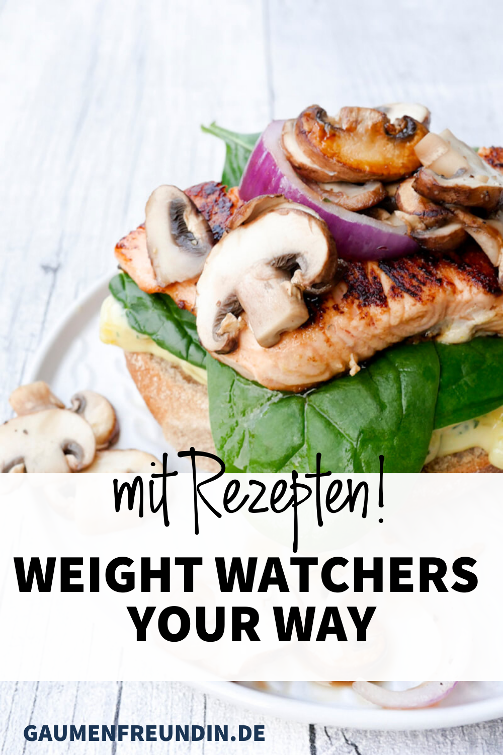 Weight Watchers Your Way mit dem Lachs-Burger mit Champignons