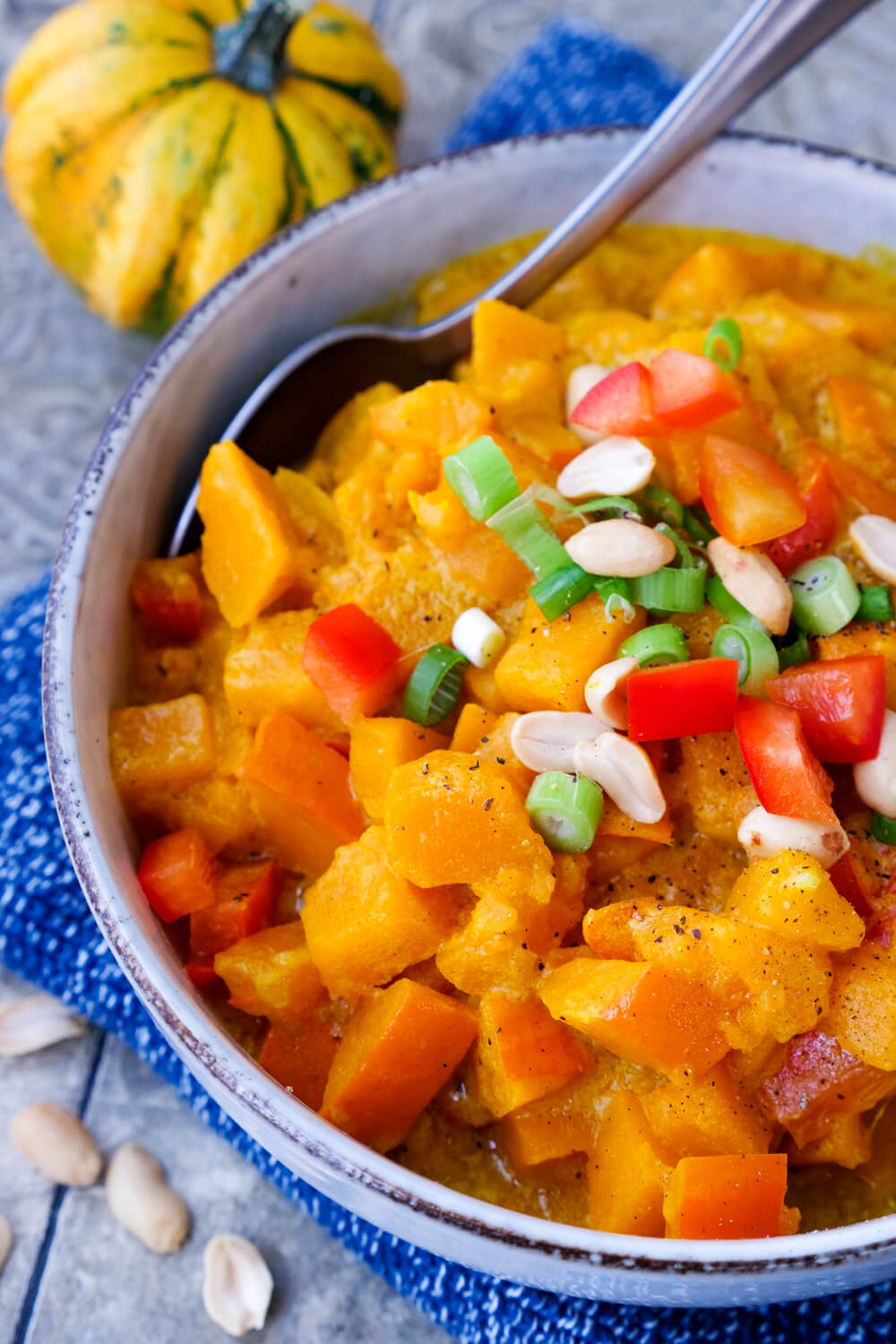 Kürbis-Curry mit Kokosmilch – veganes Rezept