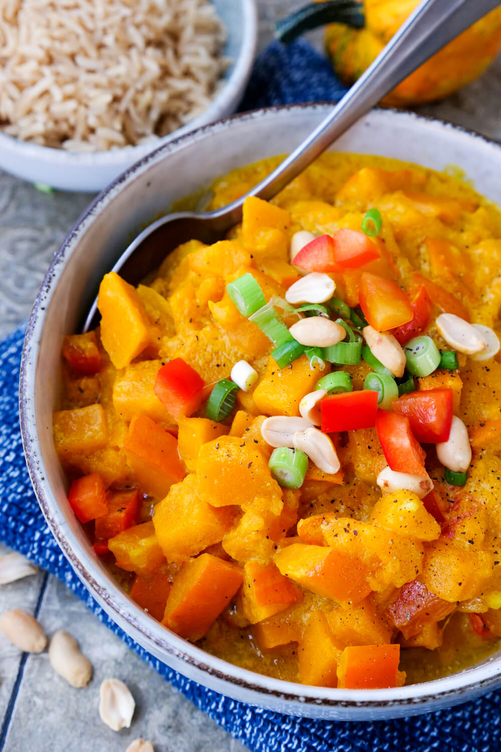 Kürbis-Curry Rezept – vegan mit Kokosmilch