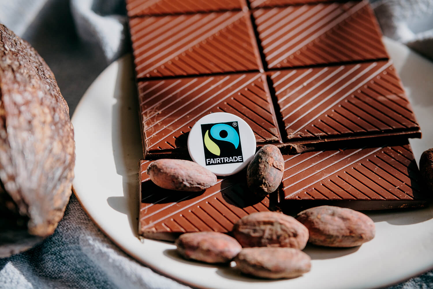 Fairtrade Schokolade mit Siegel
