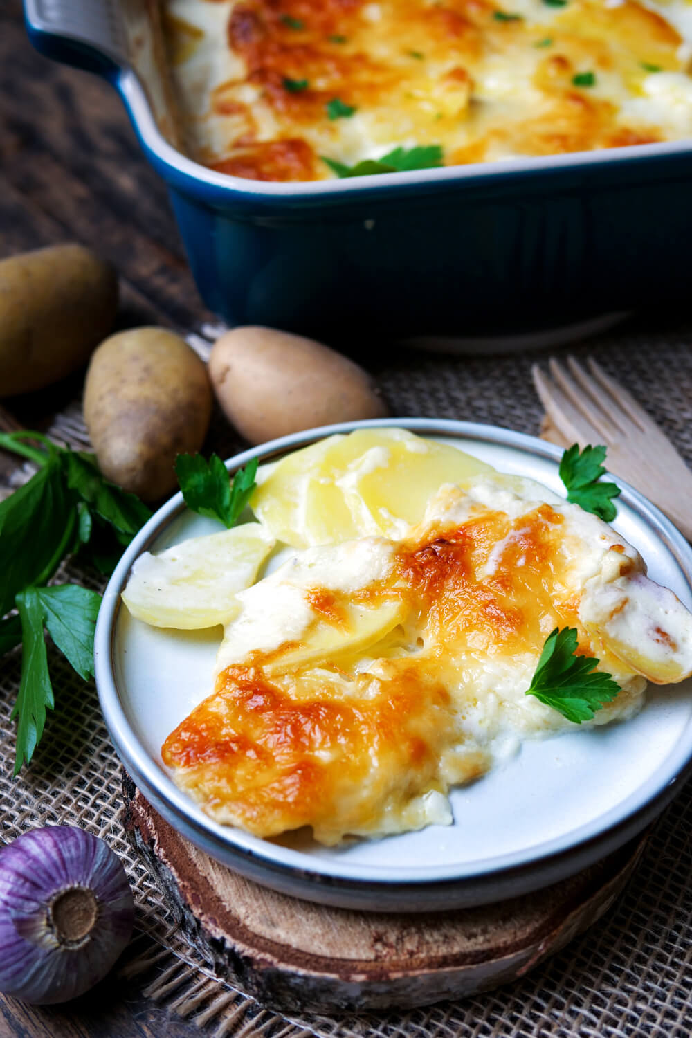 Kartoffelgratin-Rezept mit Käse