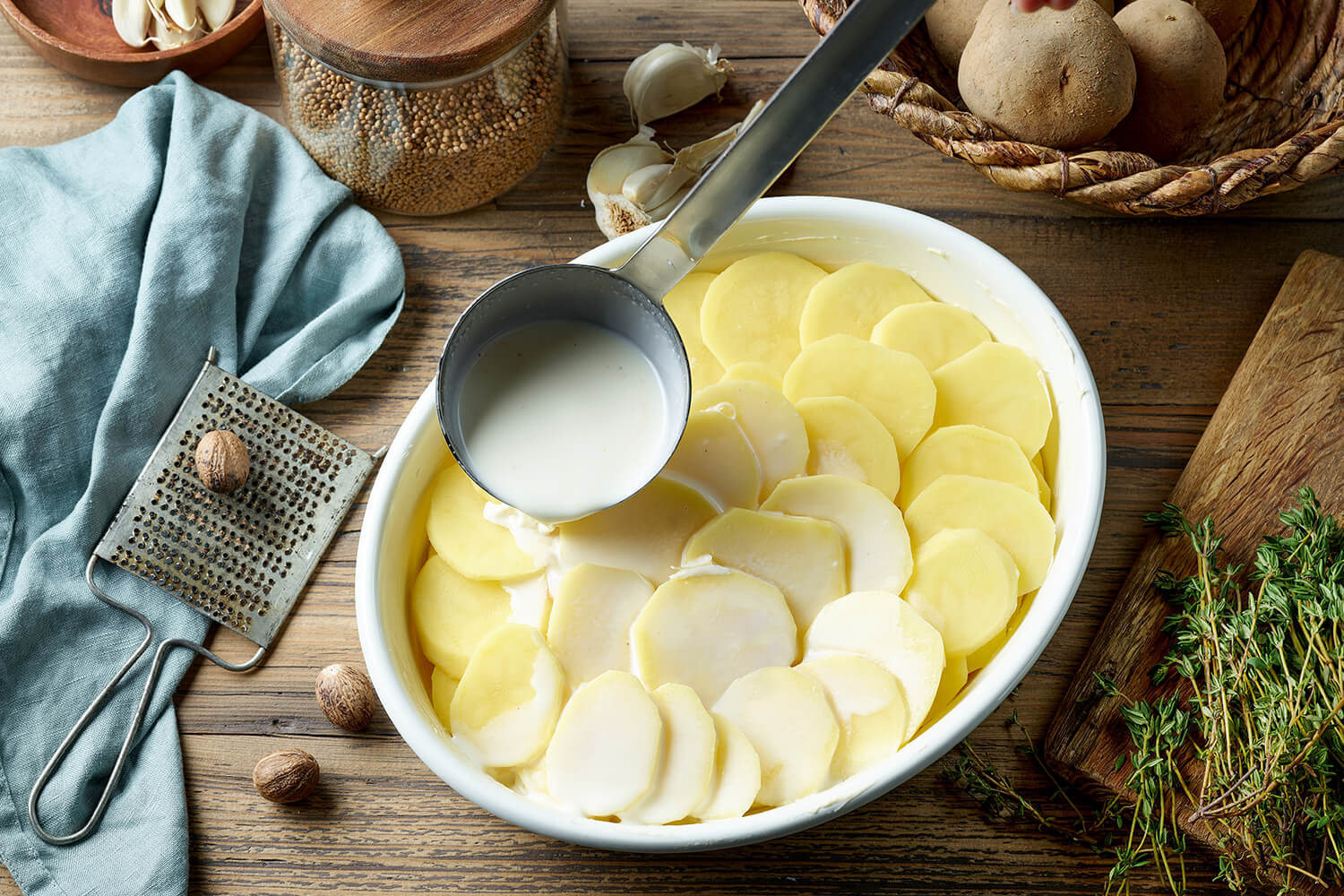 Kartoffelgratin vorbereiten leicht gemacht