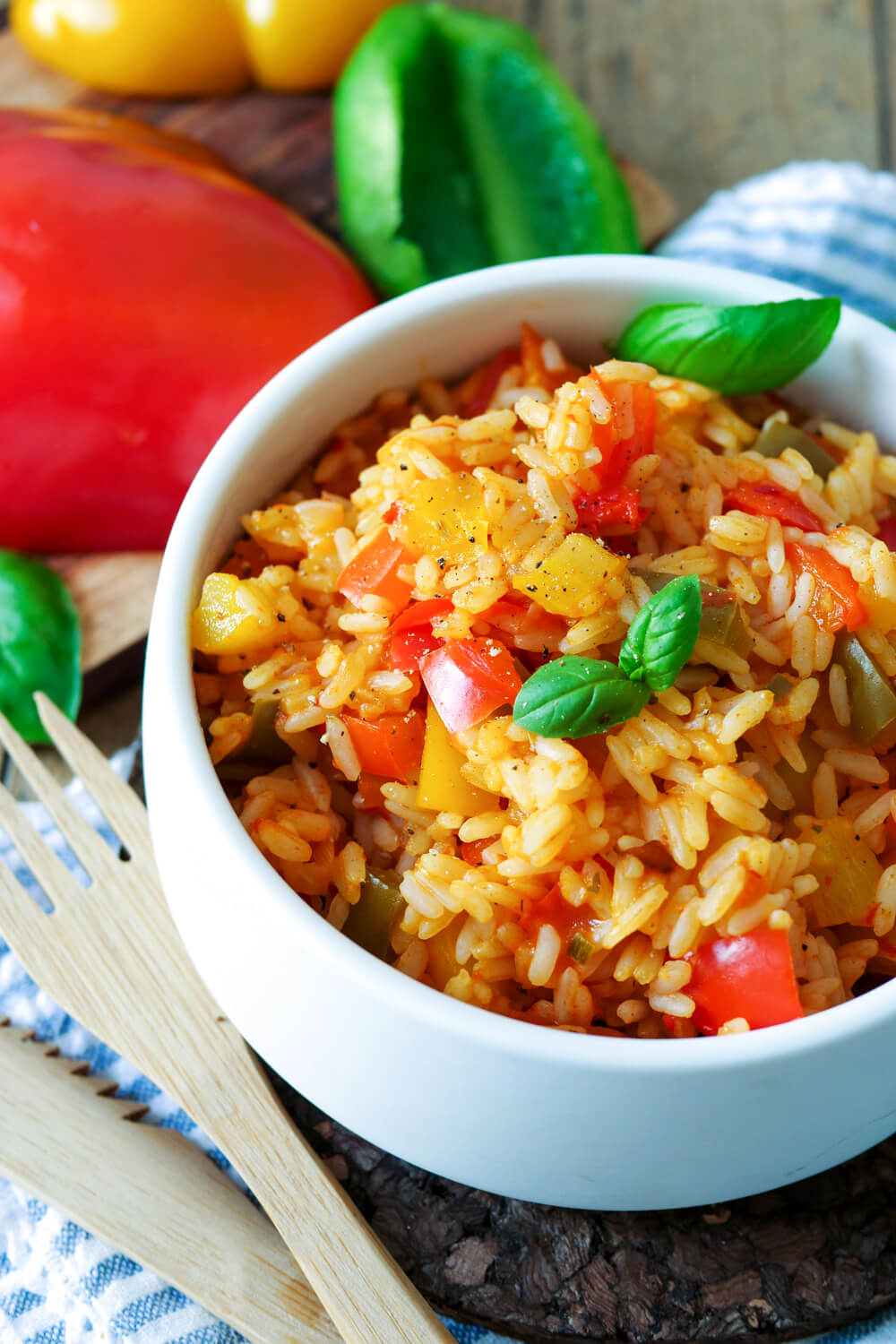 Paprika-Reis-Pfanne – einfach und vegetarisch