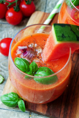 Wassermelonen-Gazpacho von Gaumenfreundin
