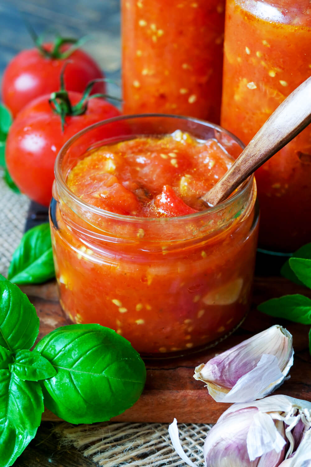 Tomaten einkochen als Tomatensauce