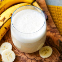 Bananenmilch mit nur 2 Zutaten